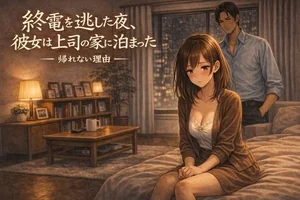 終電を逃した夜、彼女は上司の家に泊まった ―帰れない理由―