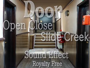 ドアの開閉 効果音 07 古い 木製 扉 長いきしみ 宝箱の開閉音にも最適!