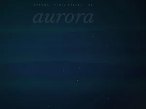 【PCライブ壁紙】オーロラ流体 / Aurora Fluid
