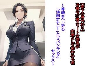 【部下の身代わり】冷徹な37歳エリート女課長が肉壺として扱われる夜 ～尊厳をへし折る「強制オナニー」と「スパキング」セックス～